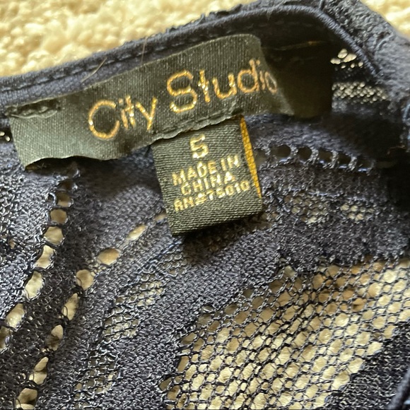 Navy blue mid-thigh dress - Picture 4 of 5